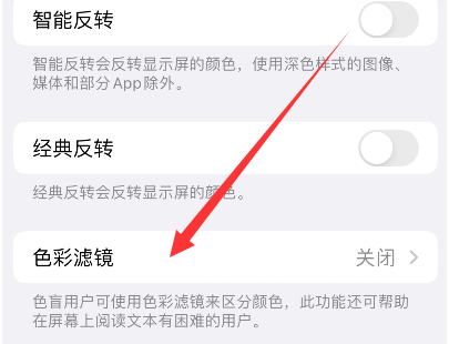 安陆苹果14正规维修分享iPhone14如何关闭色彩滤镜 